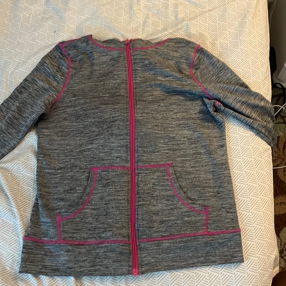 Workout zip up hoodie